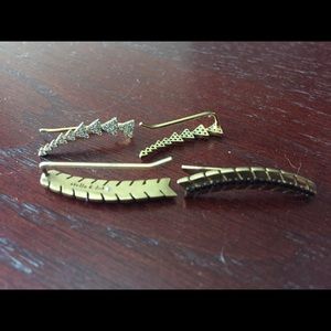 2 sets of Stella & Dot ear climbers